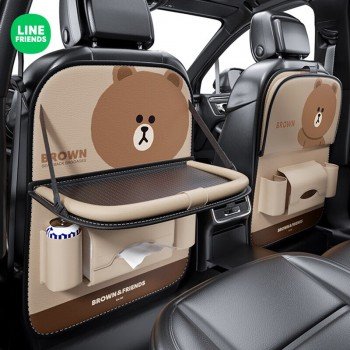 차량용 수납 가방 홀더 자동차 시트 뒷좌석 선반 의자 뒷좌석 작은 테이블 보드 차량 내부용