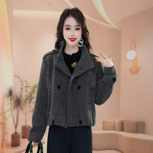 샤넬 스타일 여성 코트 가을 겨울 모직 외투 2025 패션 캐주얼