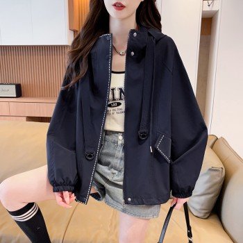 가을 후드 외투 루즈핏 워크웨어 재킷