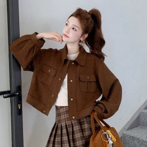 2025 가을 겨울 패션 작은 대중 재킷 여성 새로운 고급  여성 의류