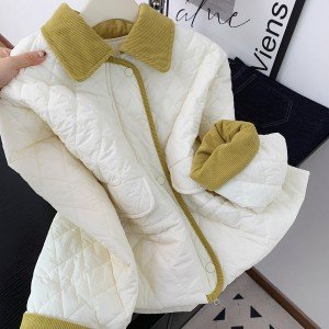 폴로 칼라 면 의류 맨위 여성 새로운 다용도 캐주얼 면 옷 재킷