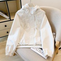 슈퍼 화이트 여성 코트 작은 키 2025 가을 패션