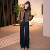 2025 봄 가을 여성 코트 패션 슬림 디자인 센스 싱글 브레스트