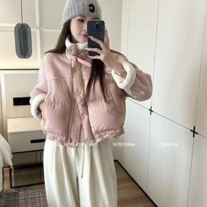 다운 재킷 덕다운 외투 여성 의류