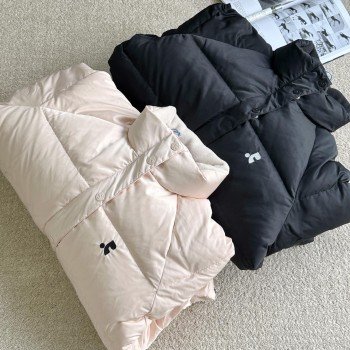  90 화이트 구스 다운 한국 in스타 다운 재킷 루즈핏 패딩