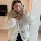 신제품 95 화이트 빅 플 래핑 칼라 다운 재킷