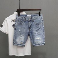 빈티지 데님 반바지 남녀공용 2025 스트레이트 오부 청바지