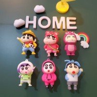 짱구 시리즈 4종 3D 냉장고 자석
