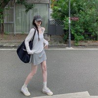 여름 루즈핏 자외선 차단 블라우스 바지 세트