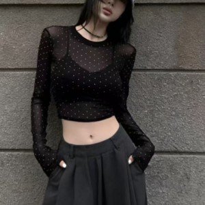 시스루 티셔츠 여름 에어컨 셔츠 망사 자외선 차단