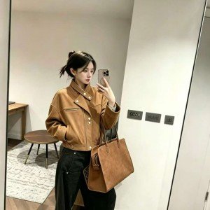 아메리칸 레트로 마 빈티지 패치워크 여성 루즈핏 자켓