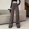 느슨한 슬림 스트레이트 카우보이 와이드 레깅스 바지 팬츠 S-XL