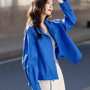 스탠딩 칼라 봄 가을 남녀공용 자켓 S-2XL