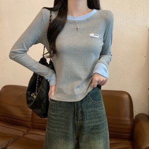 2026 가을 손등덮는 긴팔 티셔츠 S M L