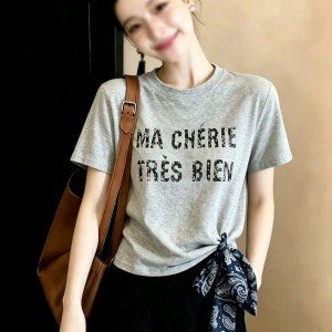 슬림핏 연출 여성 티셔츠 프리사이즈