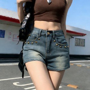 데님 반바지 S-XL