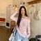 캐주얼 슬림연출 시스루 스타일 티셔츠 S-XL