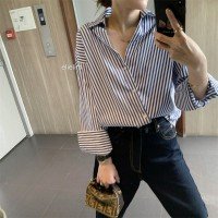 Y발란스 스타일 스트라이프 셔츠 S-2XL